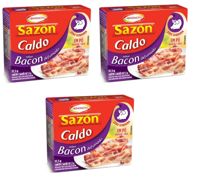 Sazón Caldo Bacon (3x37,5g)